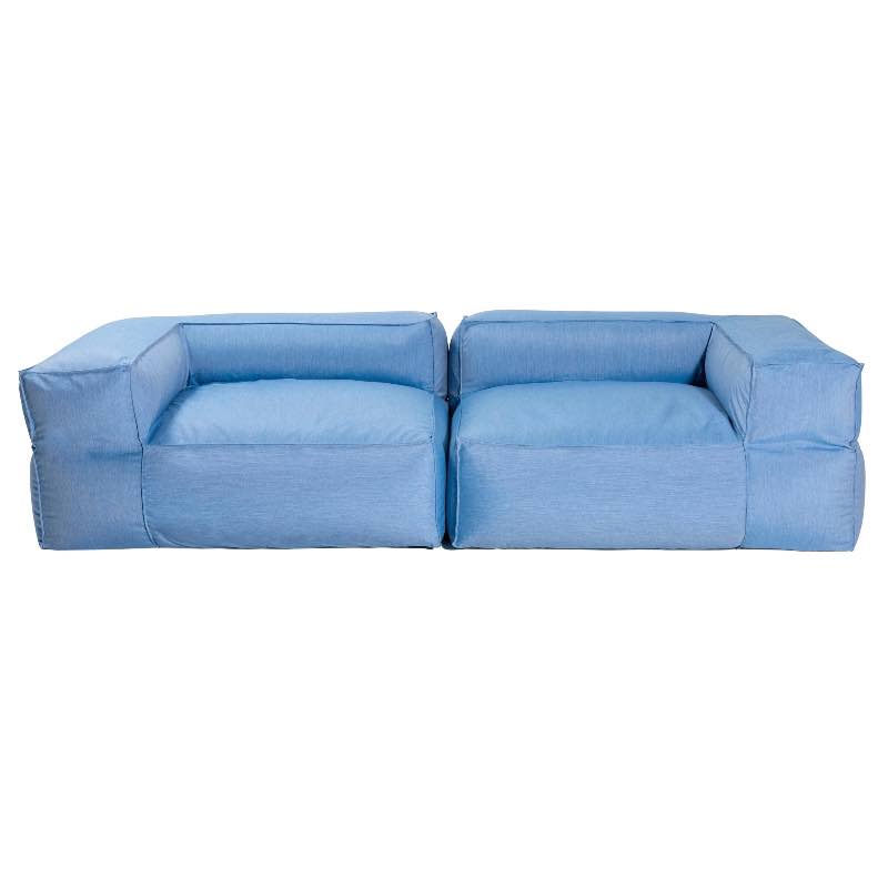 All-Weather Baya Love Seat, Set of 2 - Ocean